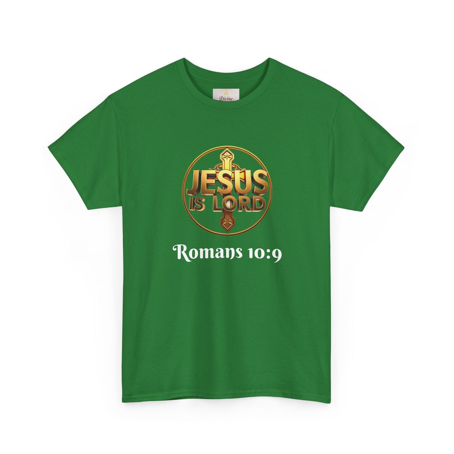 Jesus Is Lord / He Is Risen Christian Tee – Men’s Bold Faith Statement (White Lettering)