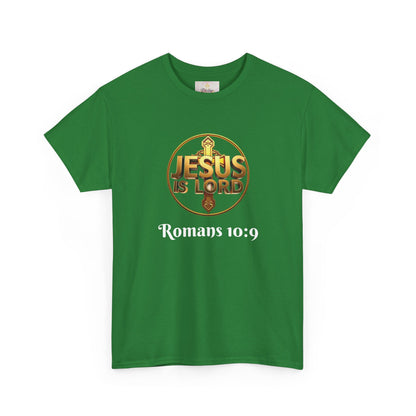 Jesus Is Lord / He Is Risen Christian Tee – Men’s Bold Faith Statement (White Lettering)