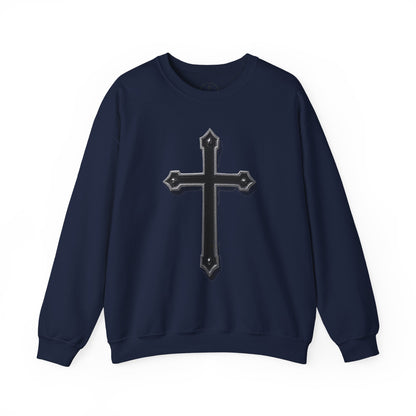 Black Cross Men’s Christian Sweatshirt