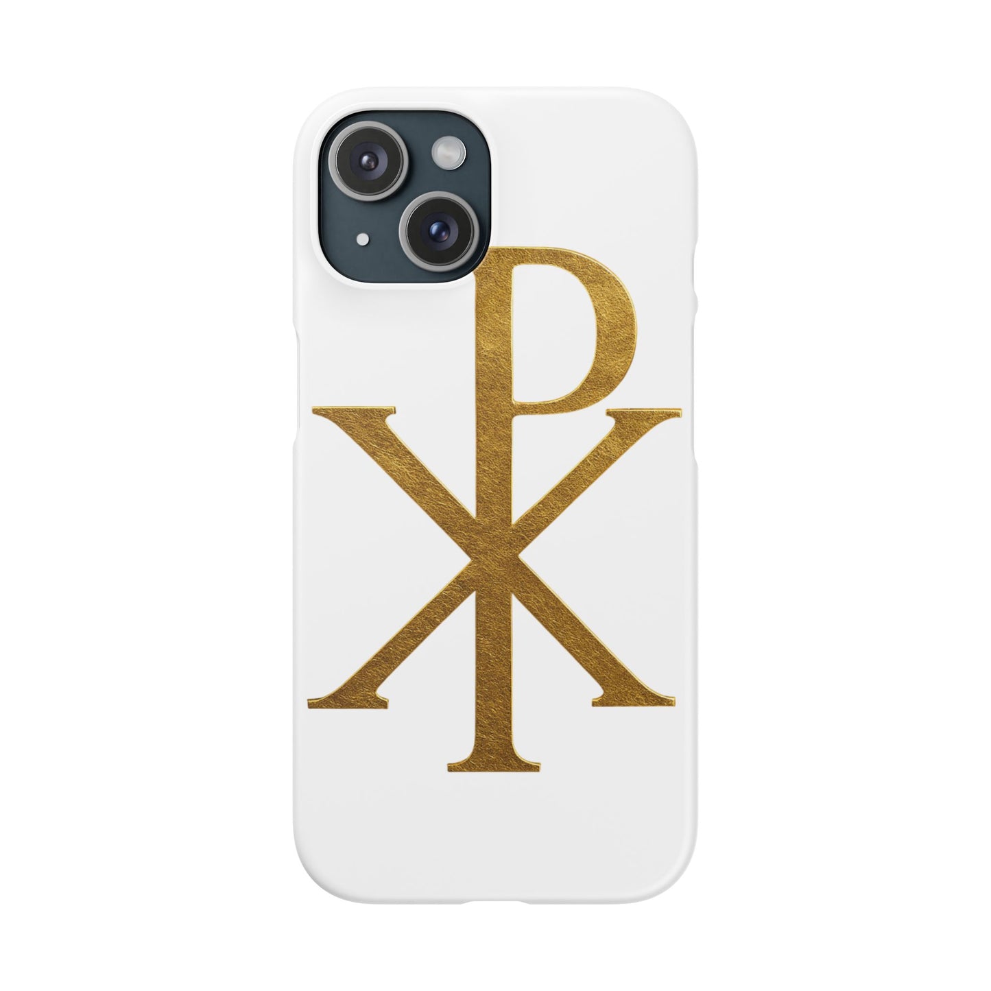 White Chi Rho Snap Case for iPhone – The Way, Truth & Life