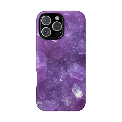 Spiritually Refined – Amethyst Crystal iPhone Magnetic Tough Case