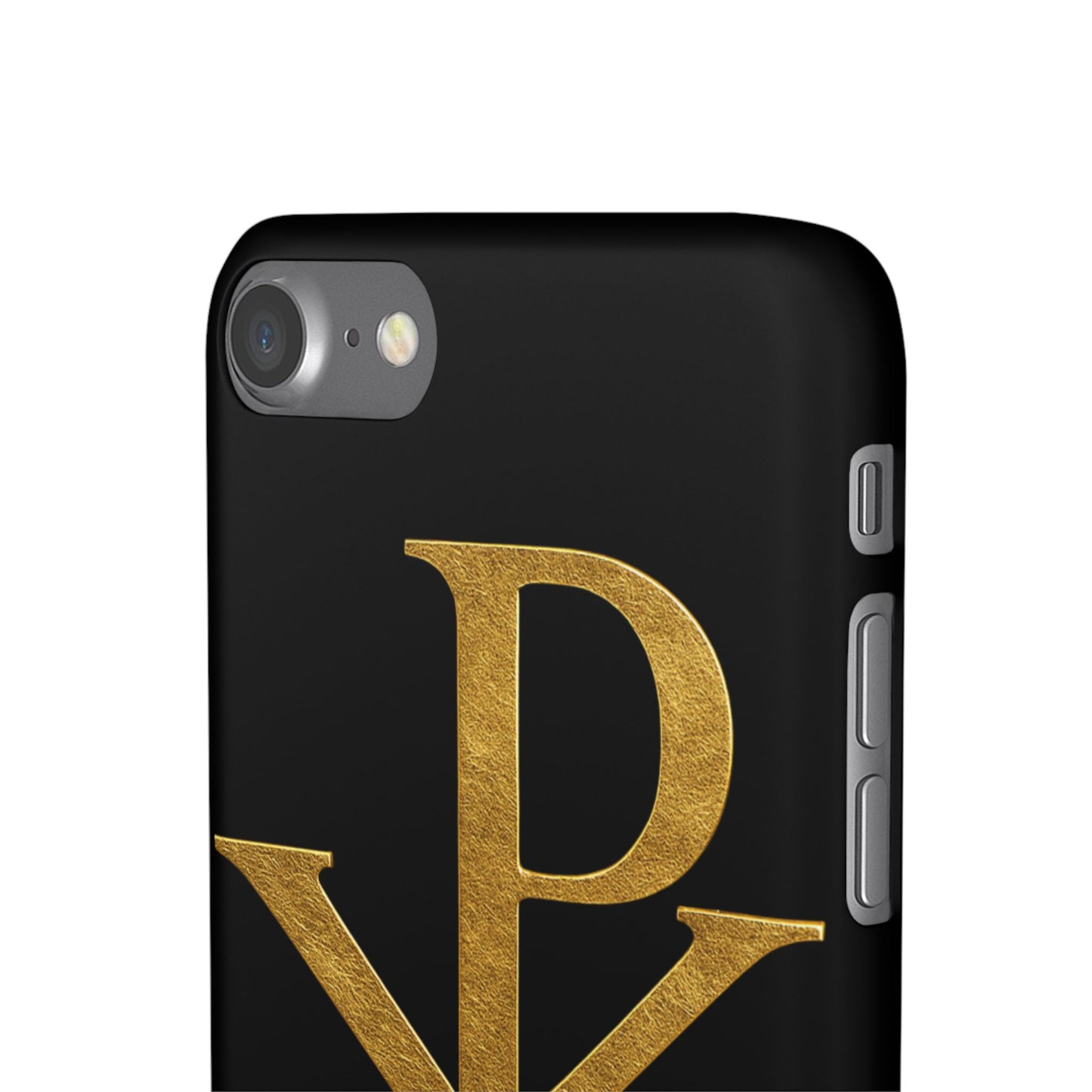 Black Chi Rho Snap Case for iPhone – The Way, Truth & Life