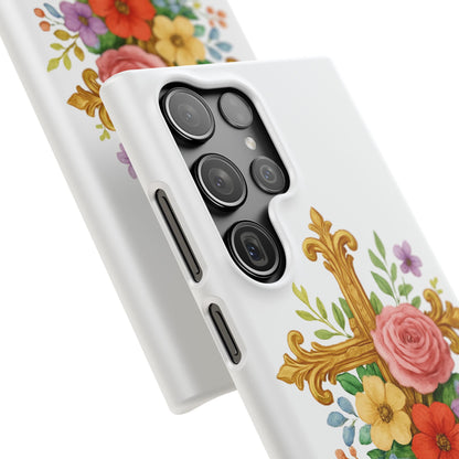 Floral Cross Snap Case for Samsung – Faith in Bloom