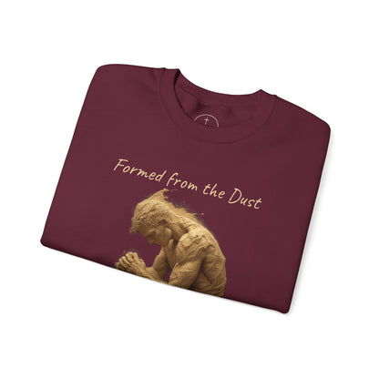 Formed from the Dust (Light Lettering) - Men’s Christian Sweatshirt