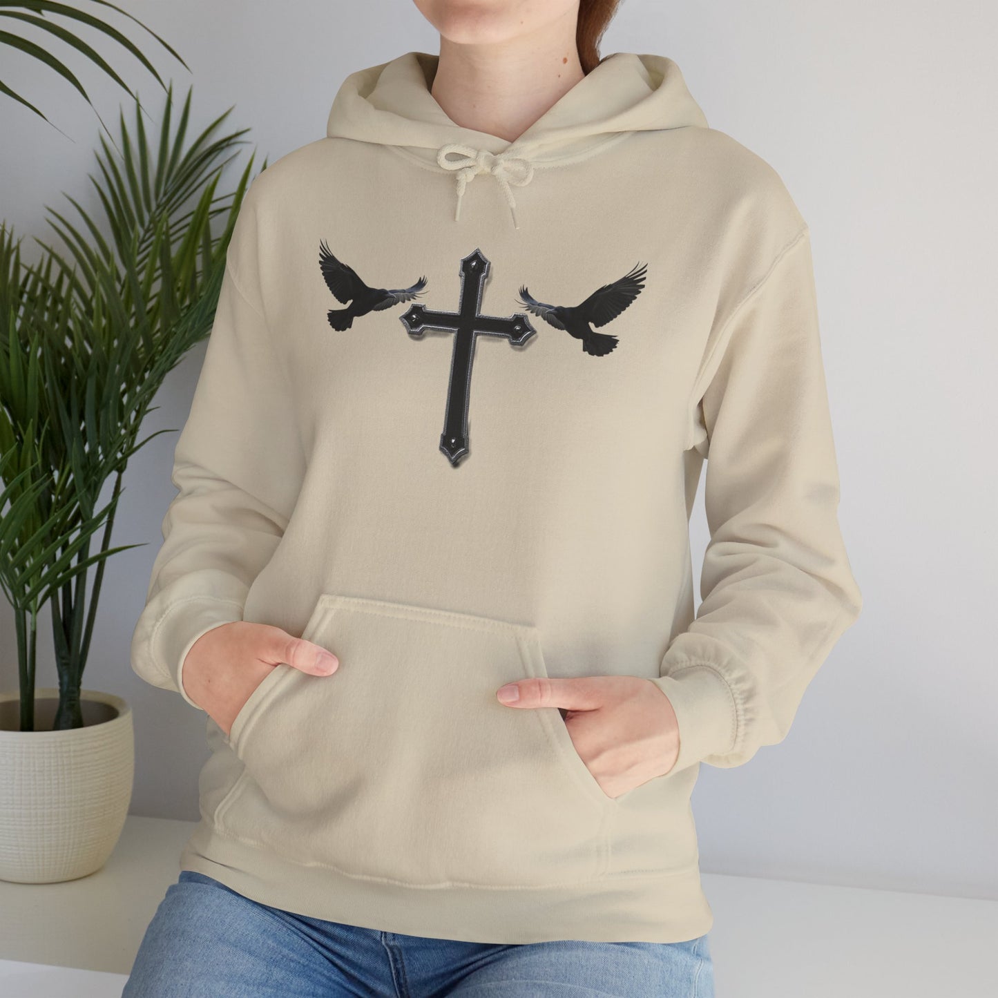 Guided by Grace – Cross & Crows Women’s Hoodie