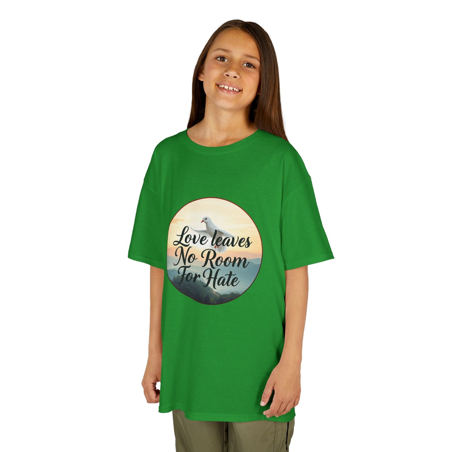 Love Leaves No Room For Hate – Heavy Cotton Tee That Takes a Stand