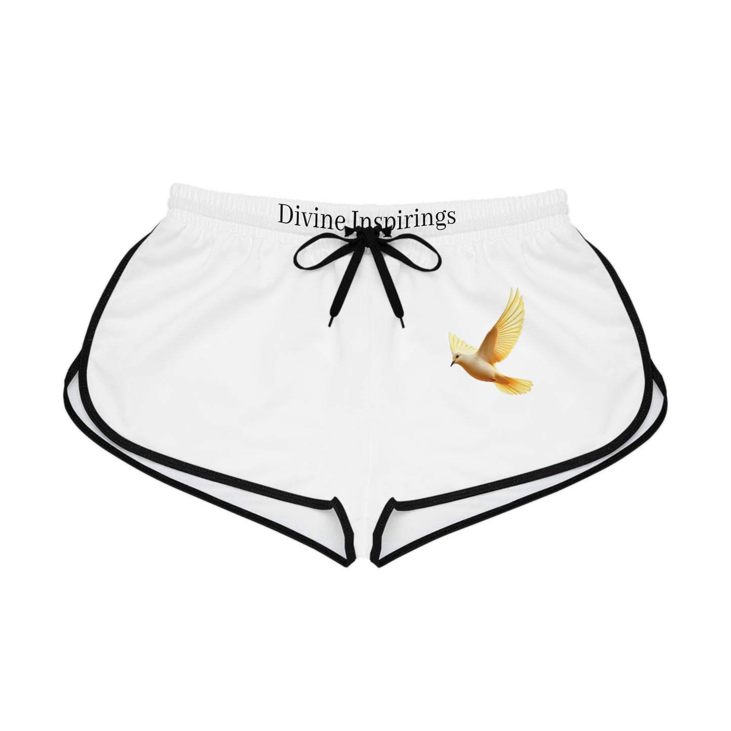 Peaceful Spirit Women's Shorts with Dove in Flight Design