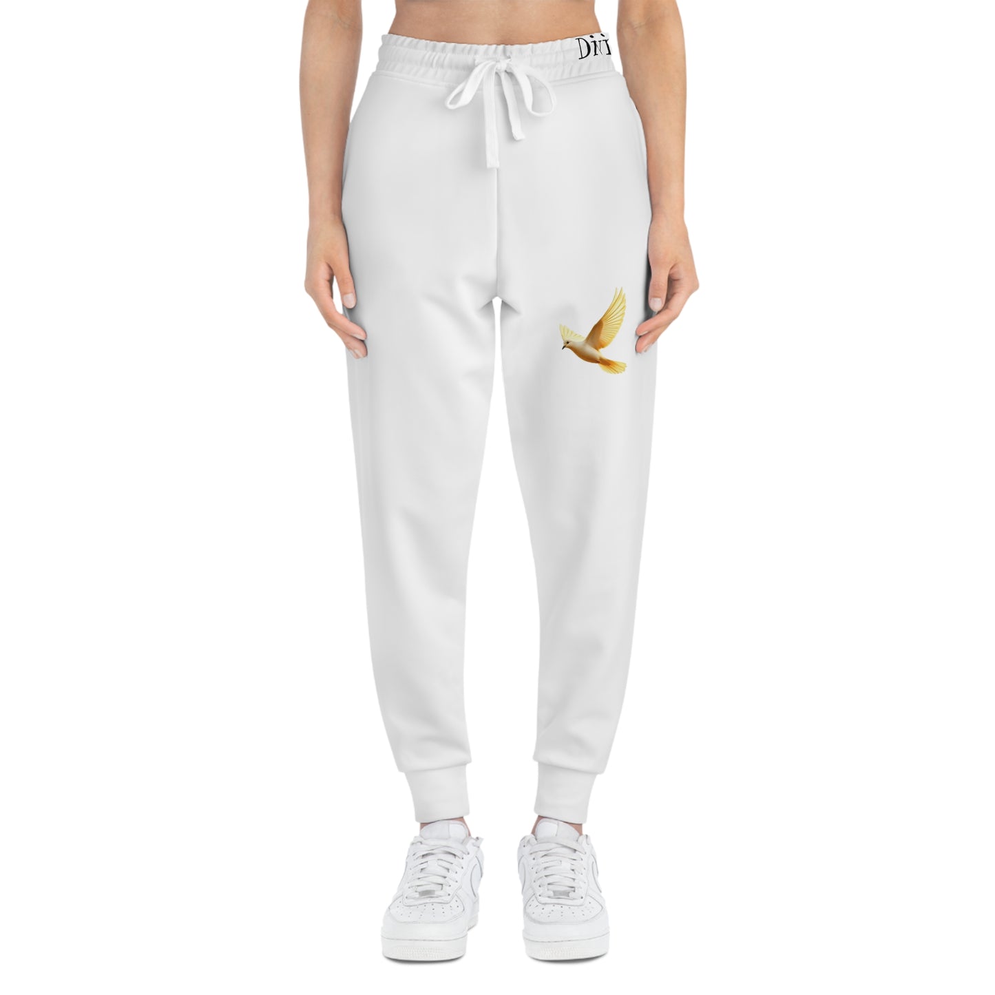 Peaceful Spirit Women's Jogging Pants with Dove in Flight Design