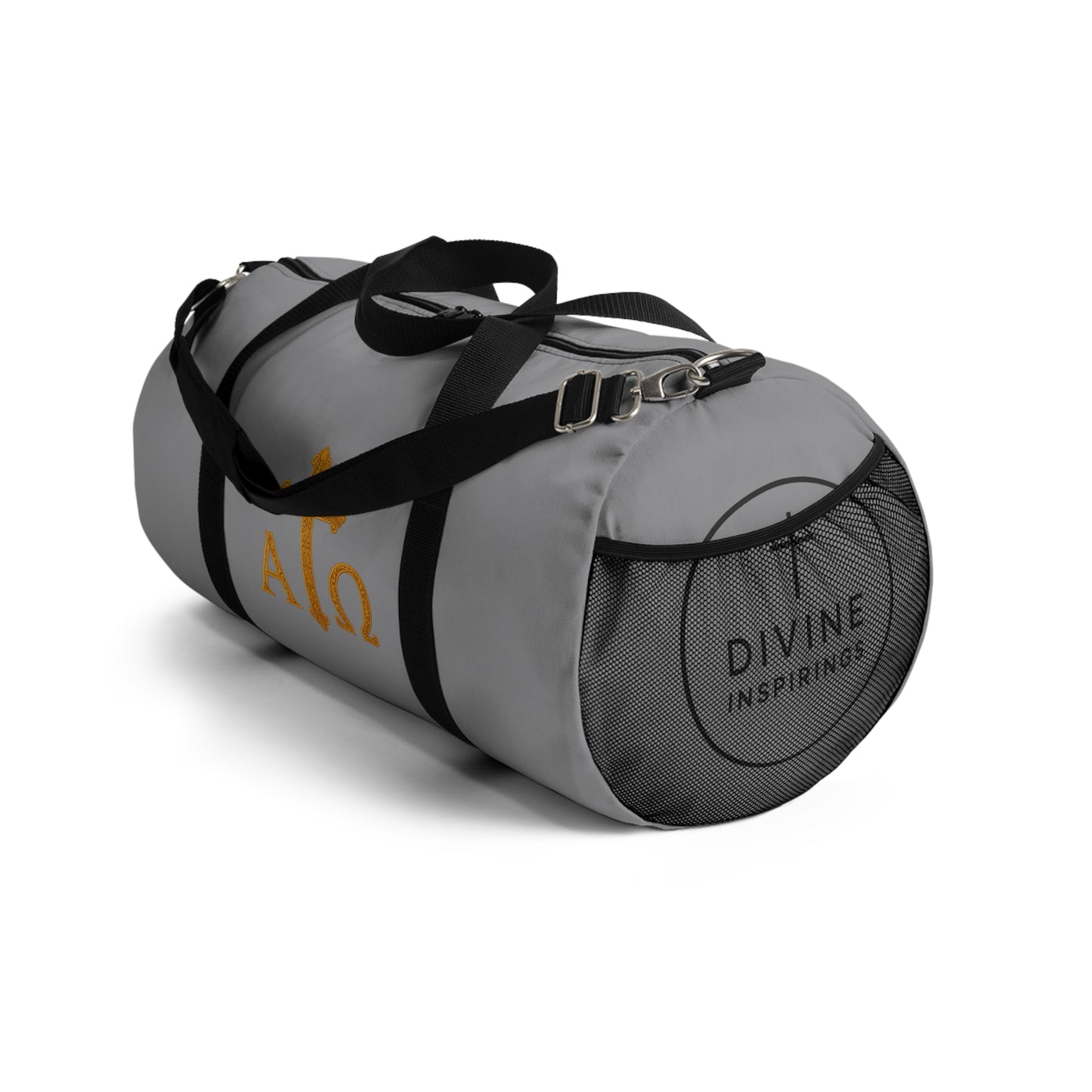 Eternal Victory Duffle Bag in Grey – Alpha & Omega