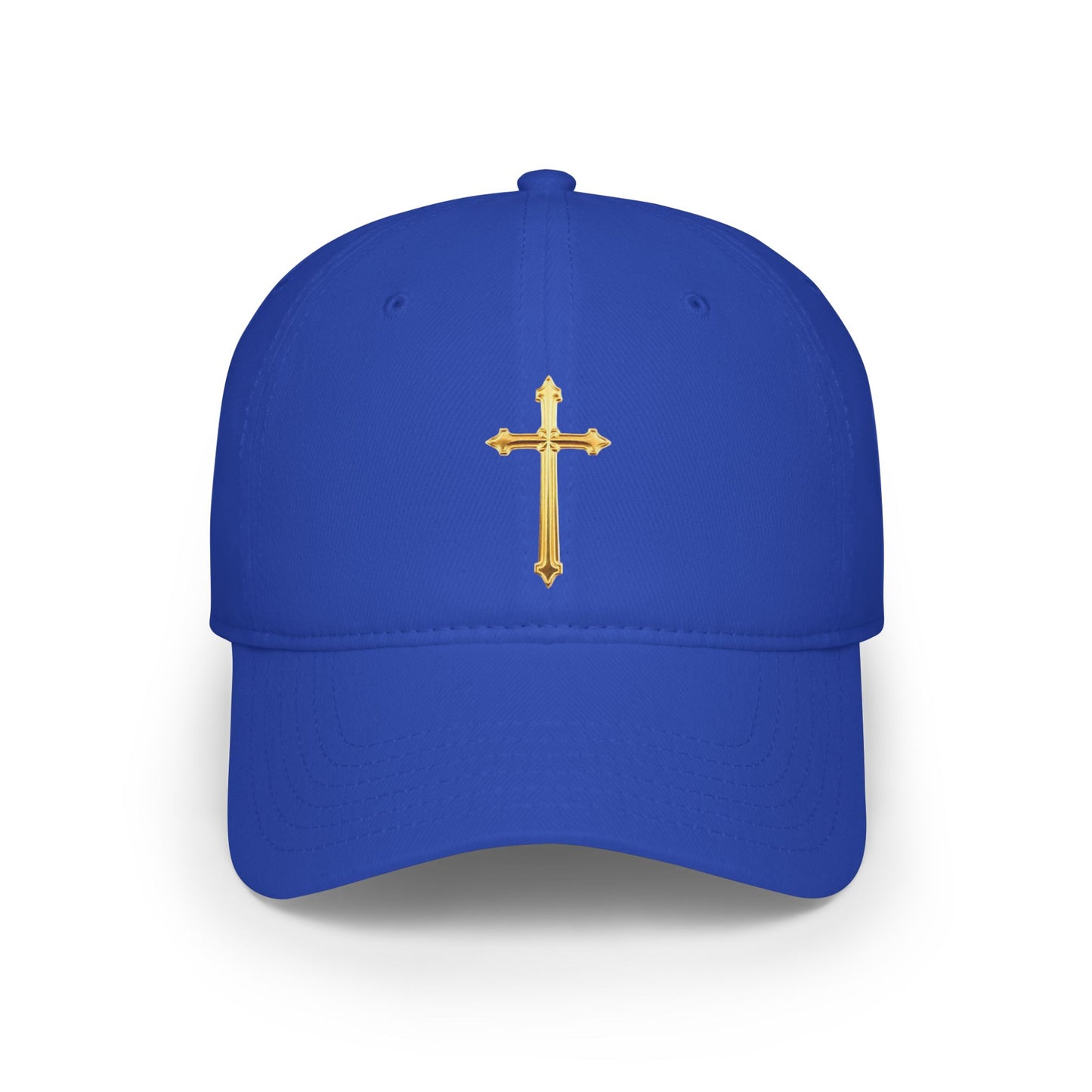 Gold Cross Baseball Cap – Faith-Inspired Adjustable Hat