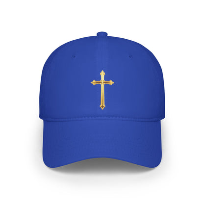 Gold Cross Baseball Cap – Faith-Inspired Adjustable Hat