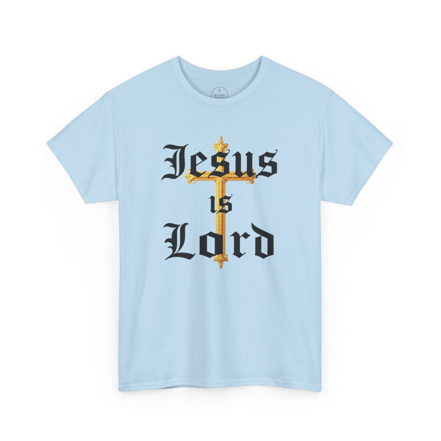 Jesus is Lord with Cross - Men's Christian T-Shirt