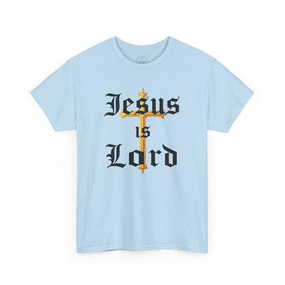 Jesus is Lord with Cross - Men's Christian T-Shirt