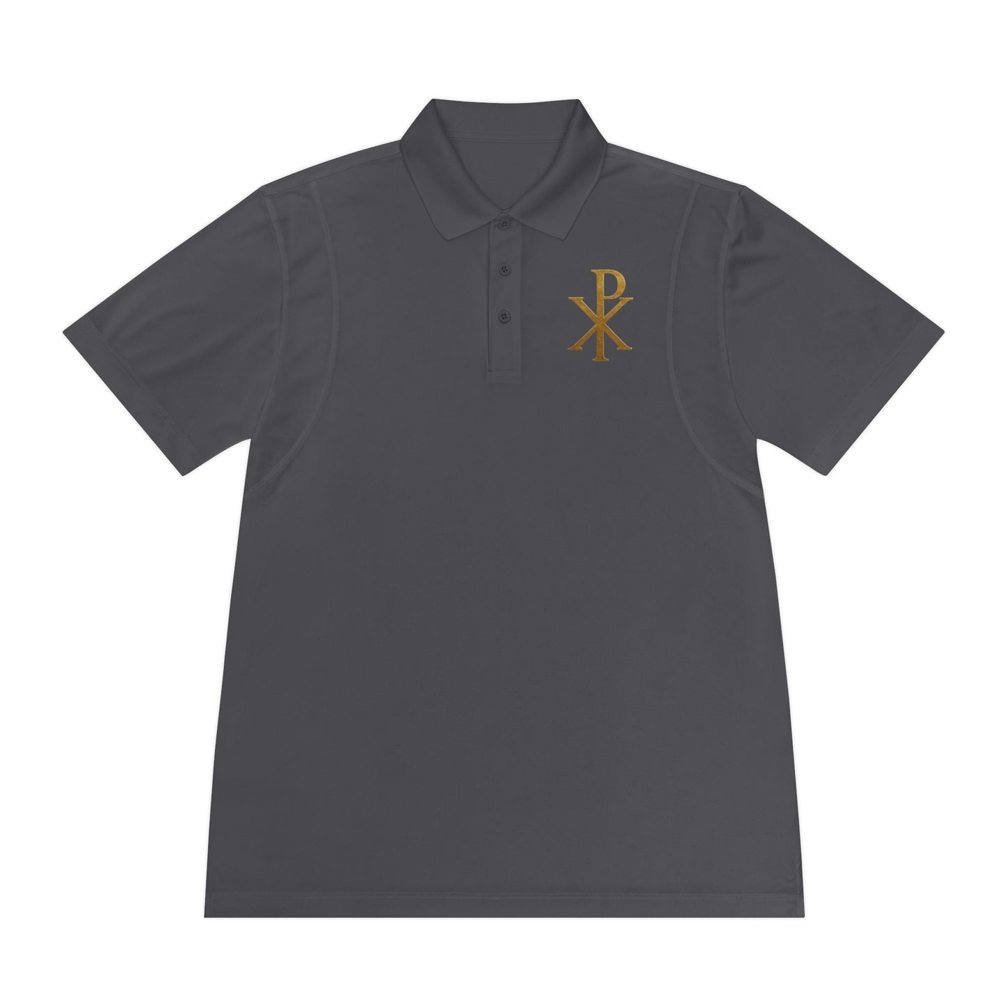 Men’s Chi Rho Polo Shirt – Faith & Heritage in Everyday Wear