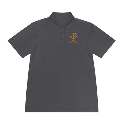 Men’s Chi Rho Polo Shirt – Faith & Heritage in Everyday Wear