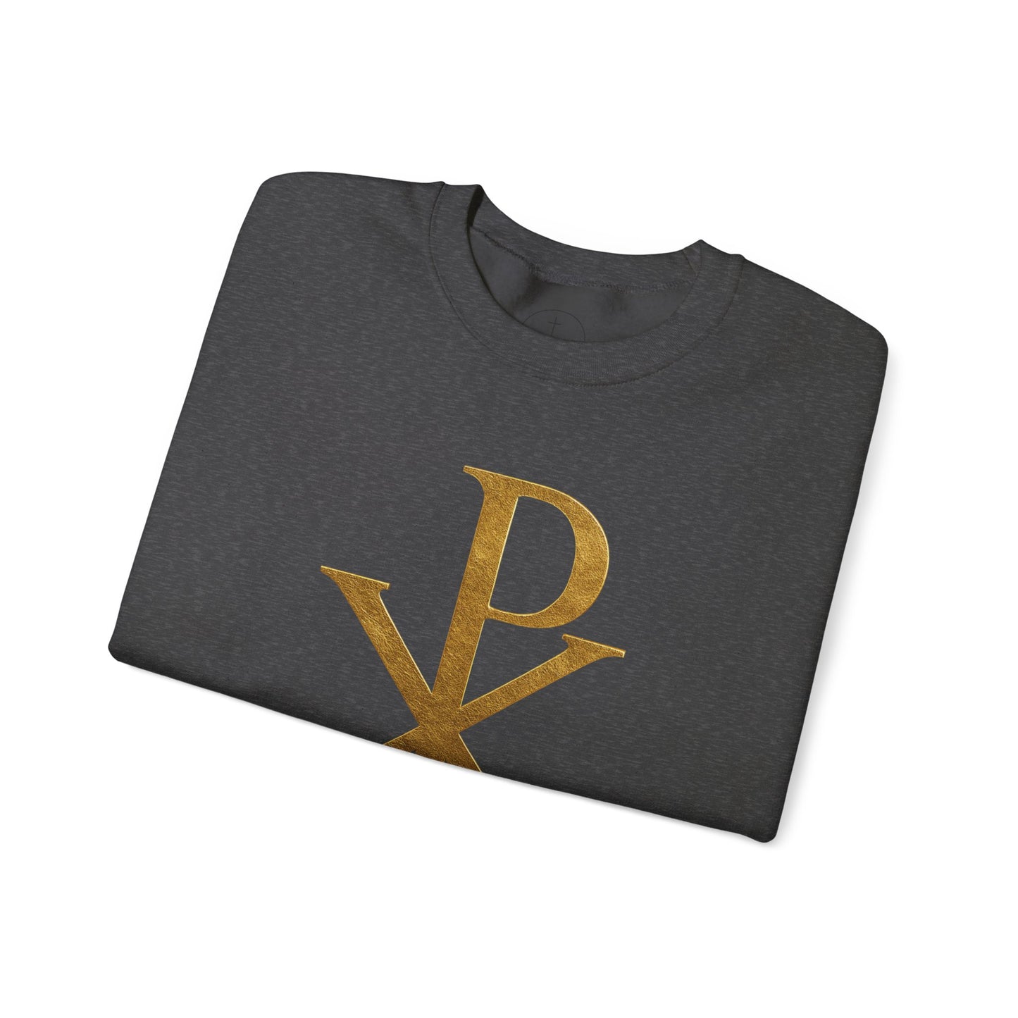 Chi Rho (Gold) - Men's Christian Sweatshirt