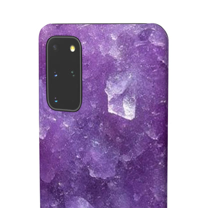 Amethyst Crystal Finish Samsung Snap Case