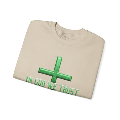 In God We Trust (Matrix)– Women’s Christian Sweatshirt