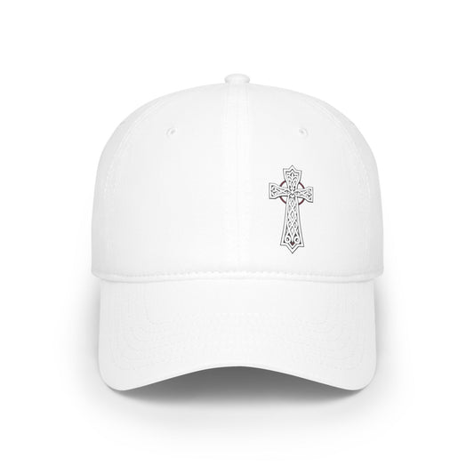 Celtic Cross Christian Low Profile Baseball Cap – Faith-Inspired Embroidered Hat