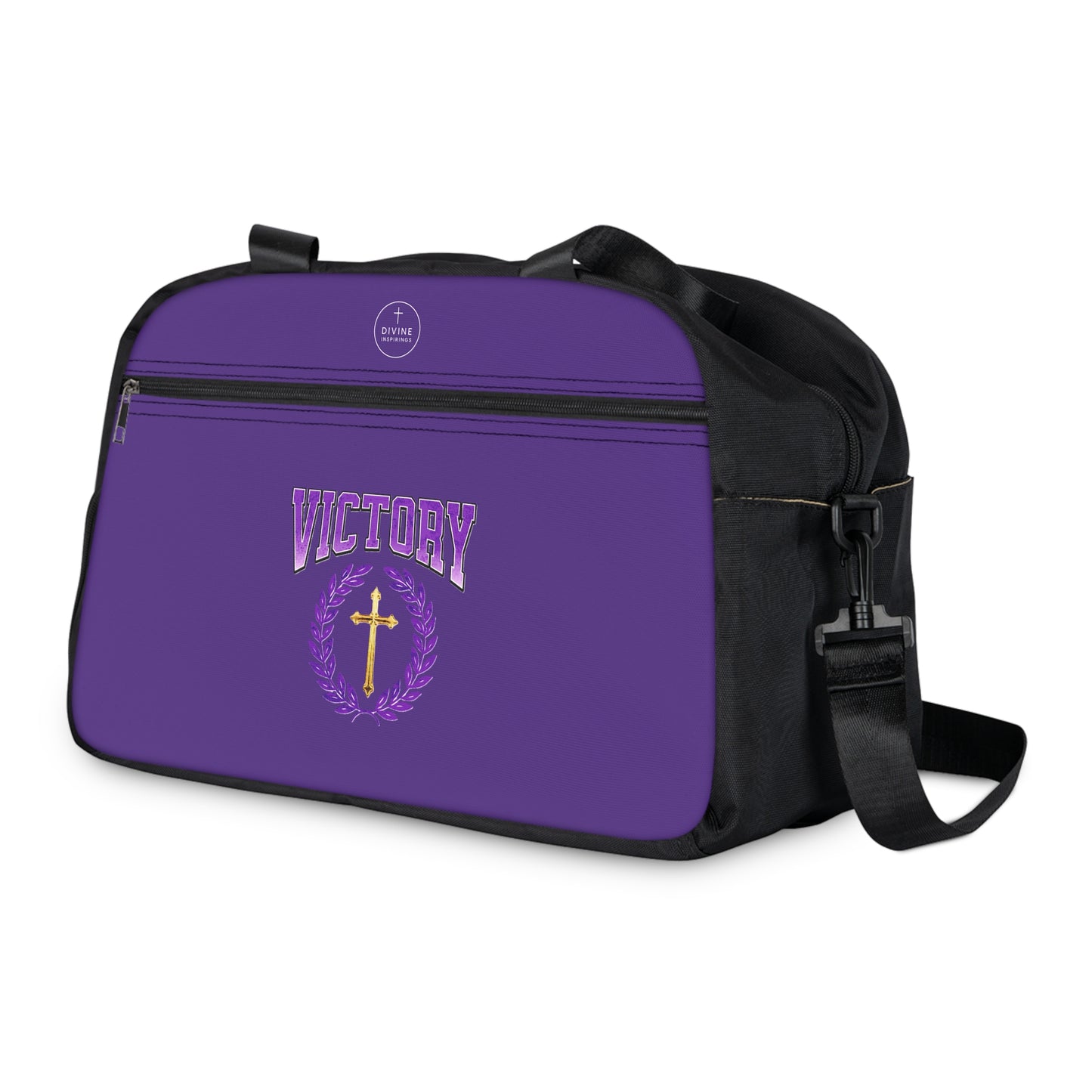 Strength & Victory in Purple – Fitness Bag