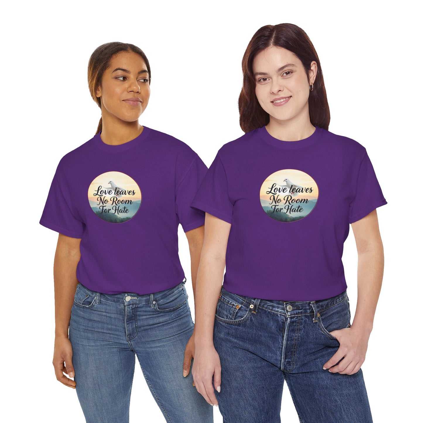Love Leaves No Room For Hate - Woman's Christian T-Shirt