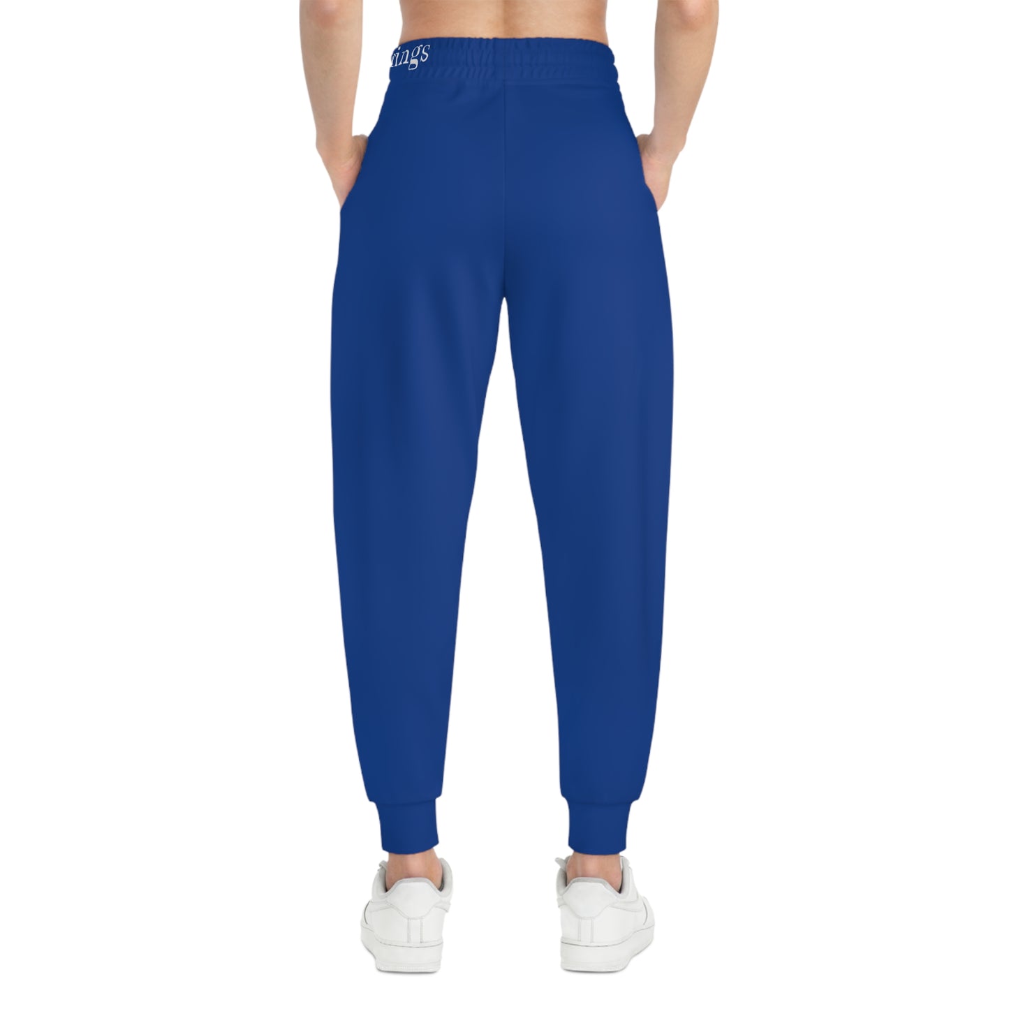Chi Rho Women’s Christian Sweatpants in Blue – Comfort and Victory in Christ
