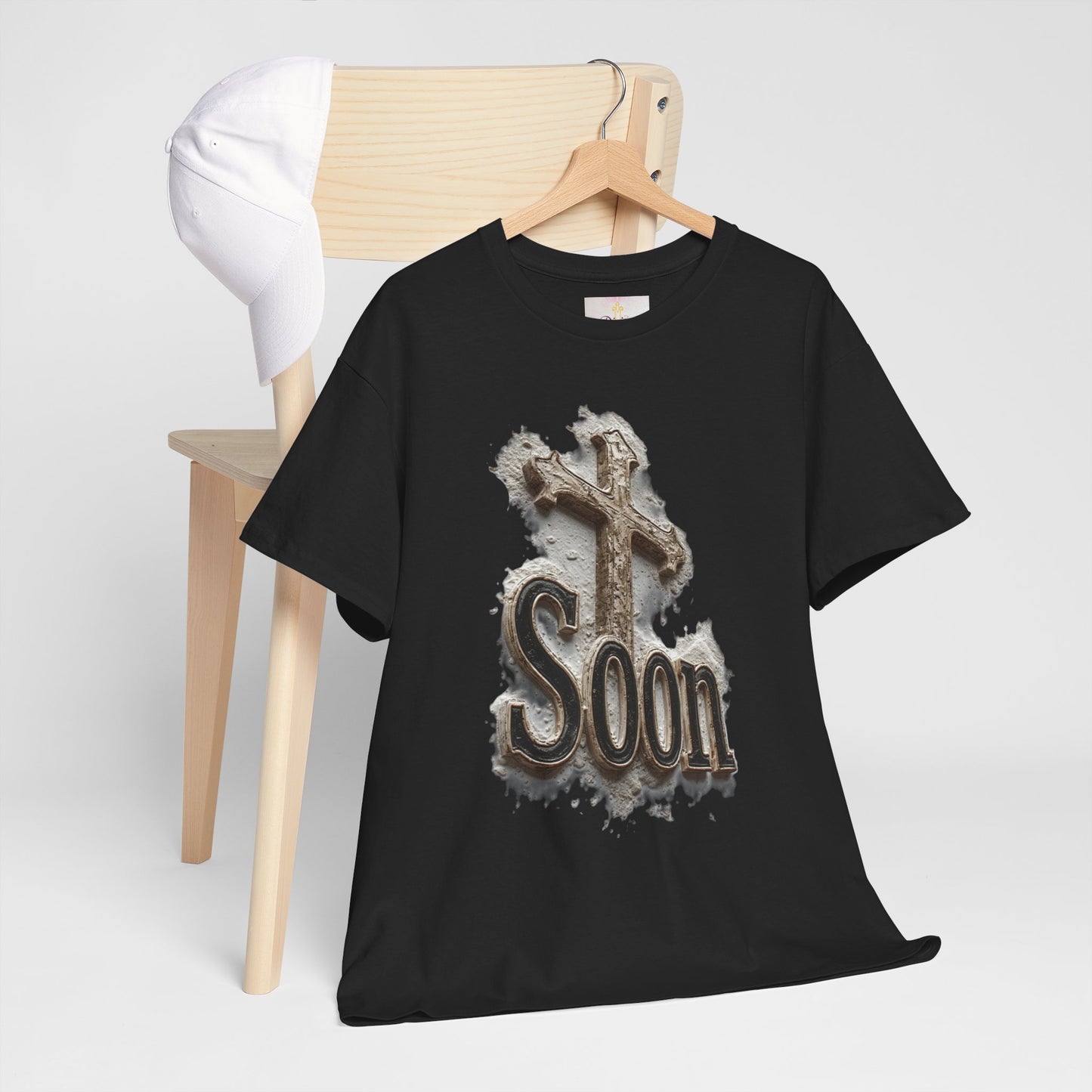 Soon: The Coming King Cross Tee – Men’s Faith Shirt