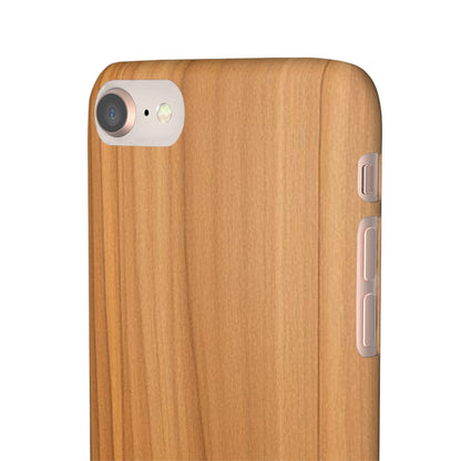 Natural Wood Grain iPhone Snap Case