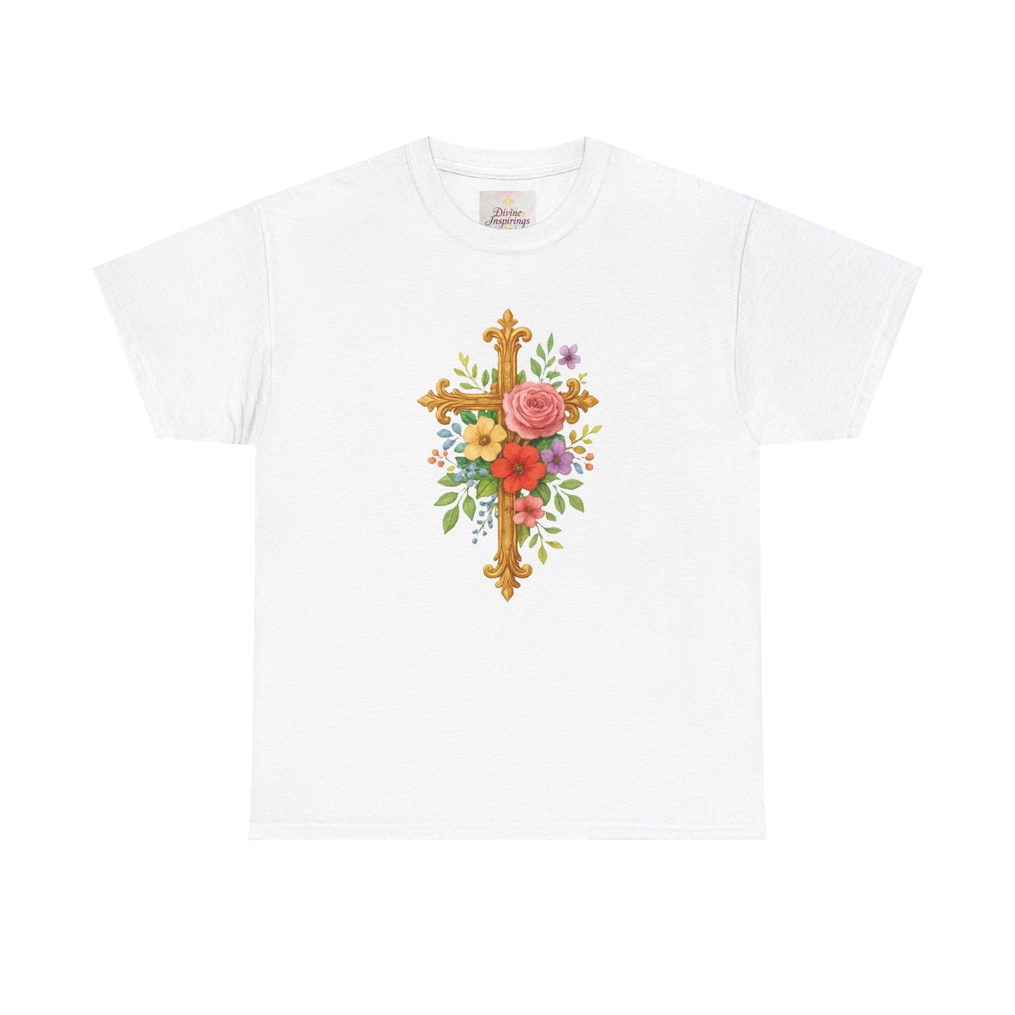 Floral Cross Tee - Women's Christian Apparel