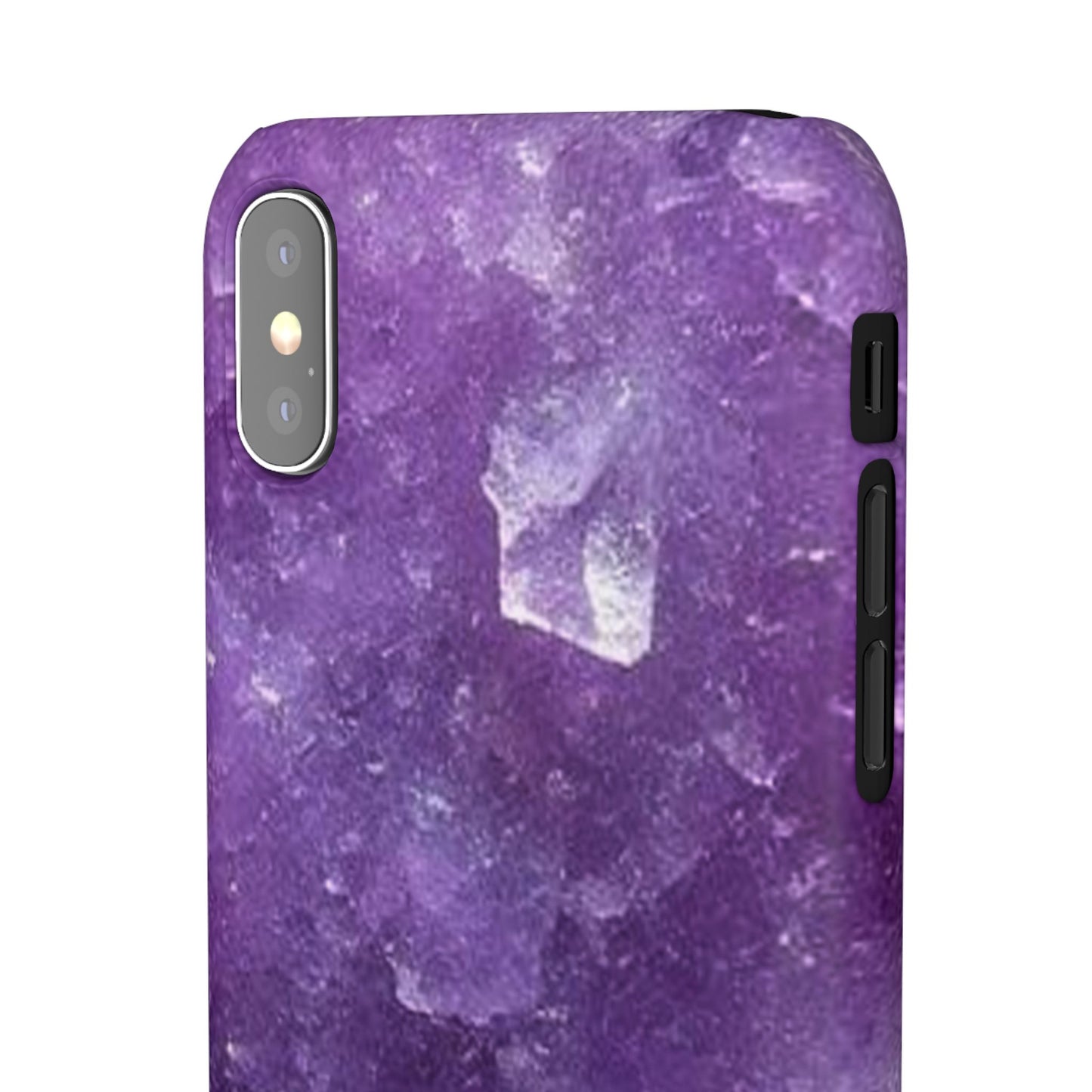 Amethyst Crystal Finish iPhone Snap Case