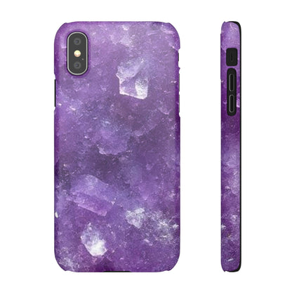 Amethyst Crystal Finish iPhone Snap Case