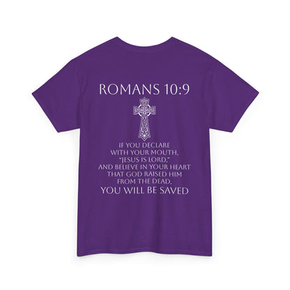 Jesus Is Lord – Men’s Christian Tee (White Lettering)