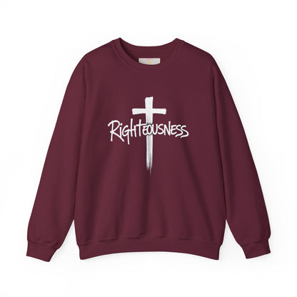 Righteousness - Women's Christian Sweatshirt (Dark Colors)