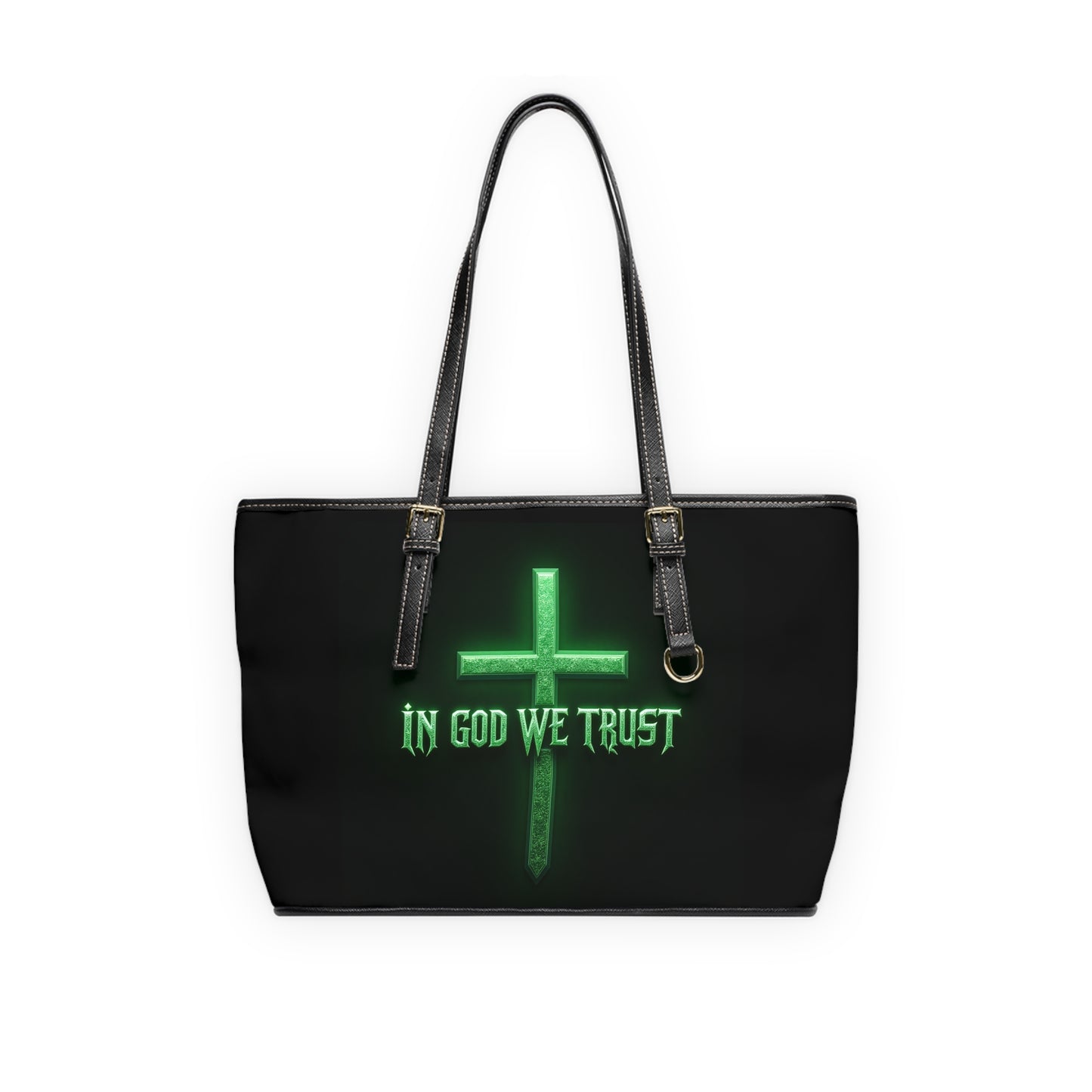 “In God We Trust”  PU Leather Shoulder Bag