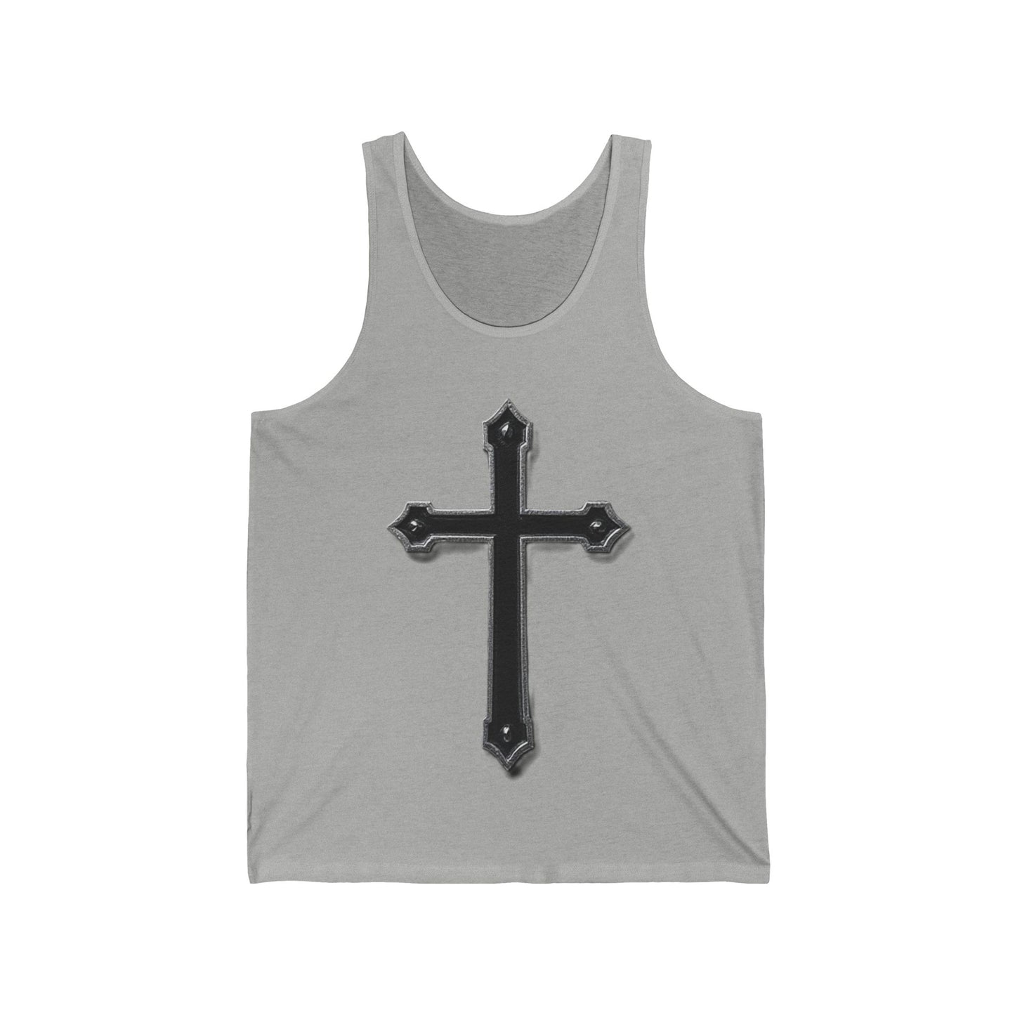 Warrior’s Black Cross Men’s Christian Tank Top | Ephesians 6:11