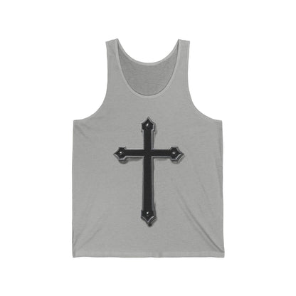 Warrior’s Black Cross Men’s Christian Tank Top | Ephesians 6:11