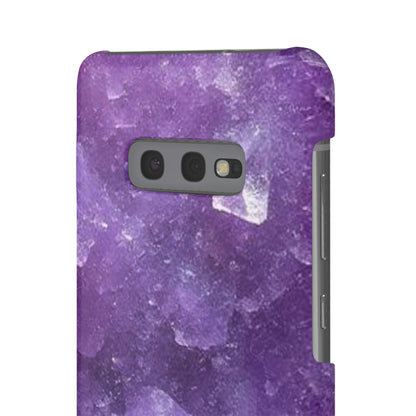 Amethyst Crystal Finish Samsung Snap Case