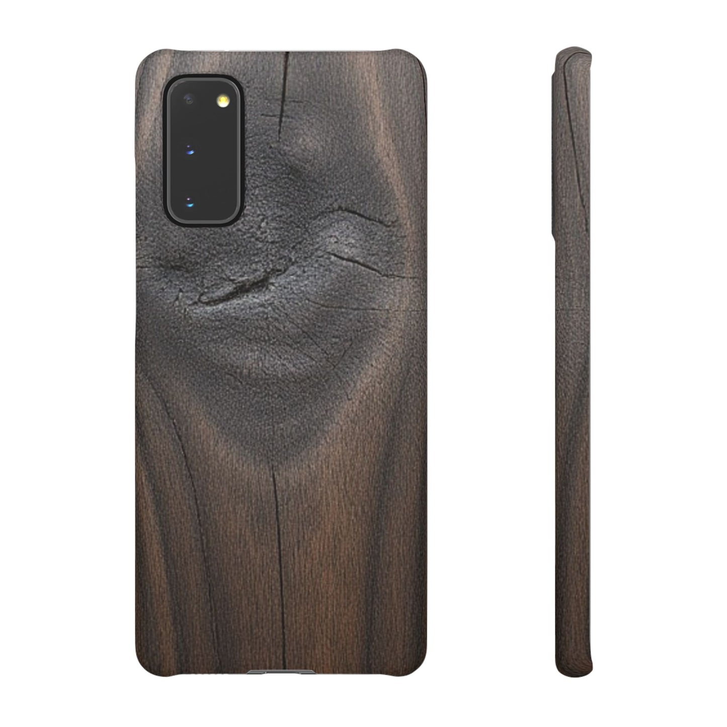 Dark Wood Grain Samsung Snap Case