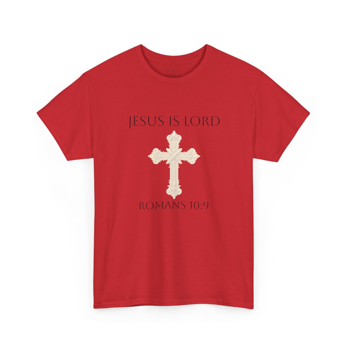 Jesus Is Lord – Men’s  Christian Tee (Dark Lettering)