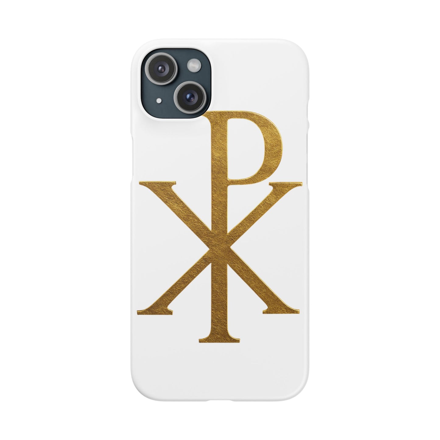 White Chi Rho Snap Case for iPhone – The Way, Truth & Life