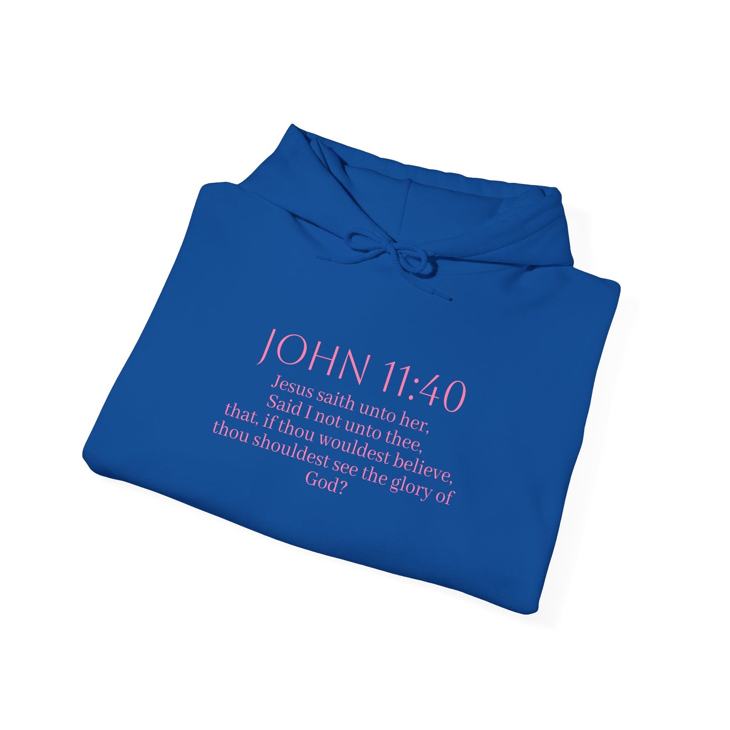 Believe | Women’s Christian Hoodie with John 11:40