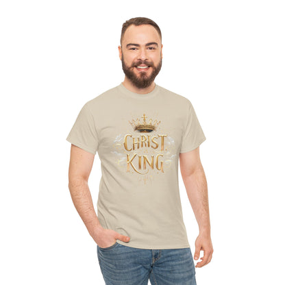 Christ is King Crowned - Men's Christian T-Shirt