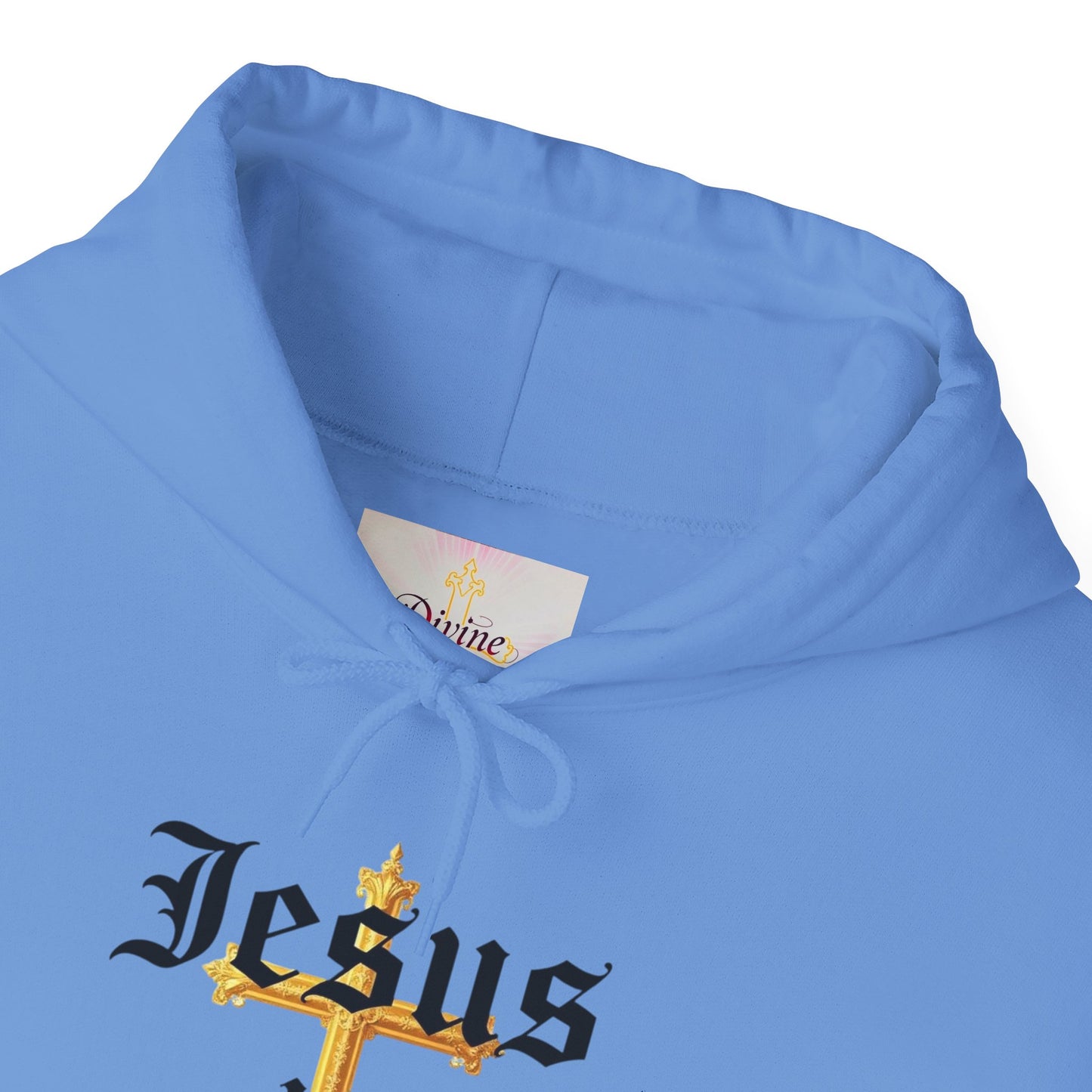 Women’s “Jesus is Lord” Christian Hoodie – Faith Statement Pullover with Cross