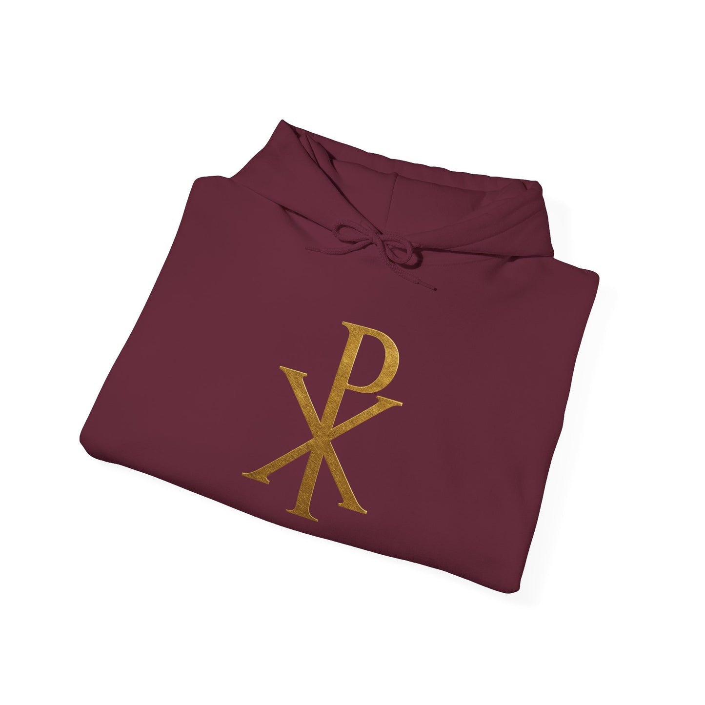 Chi Rho in Gold - Men’s Christian Hoodie
