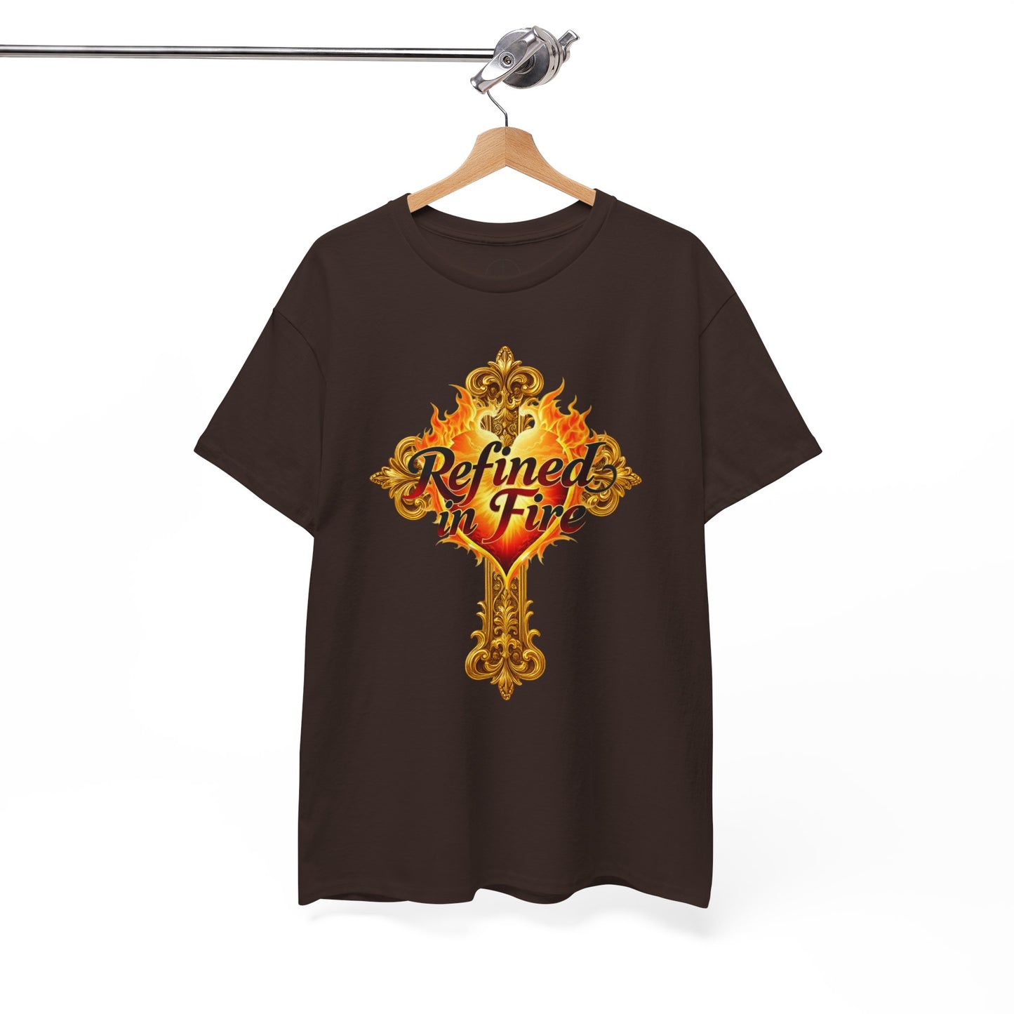 Refined in Fire — Men's Ornate Christian T-Shirt