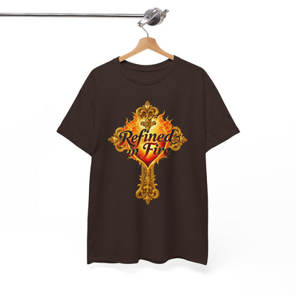 Refined in Fire — Men's Ornate Christian T-Shirt