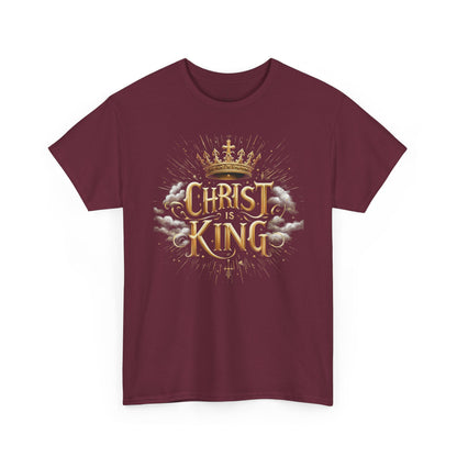 Christ is King Crowned - Men's Christian T-Shirt