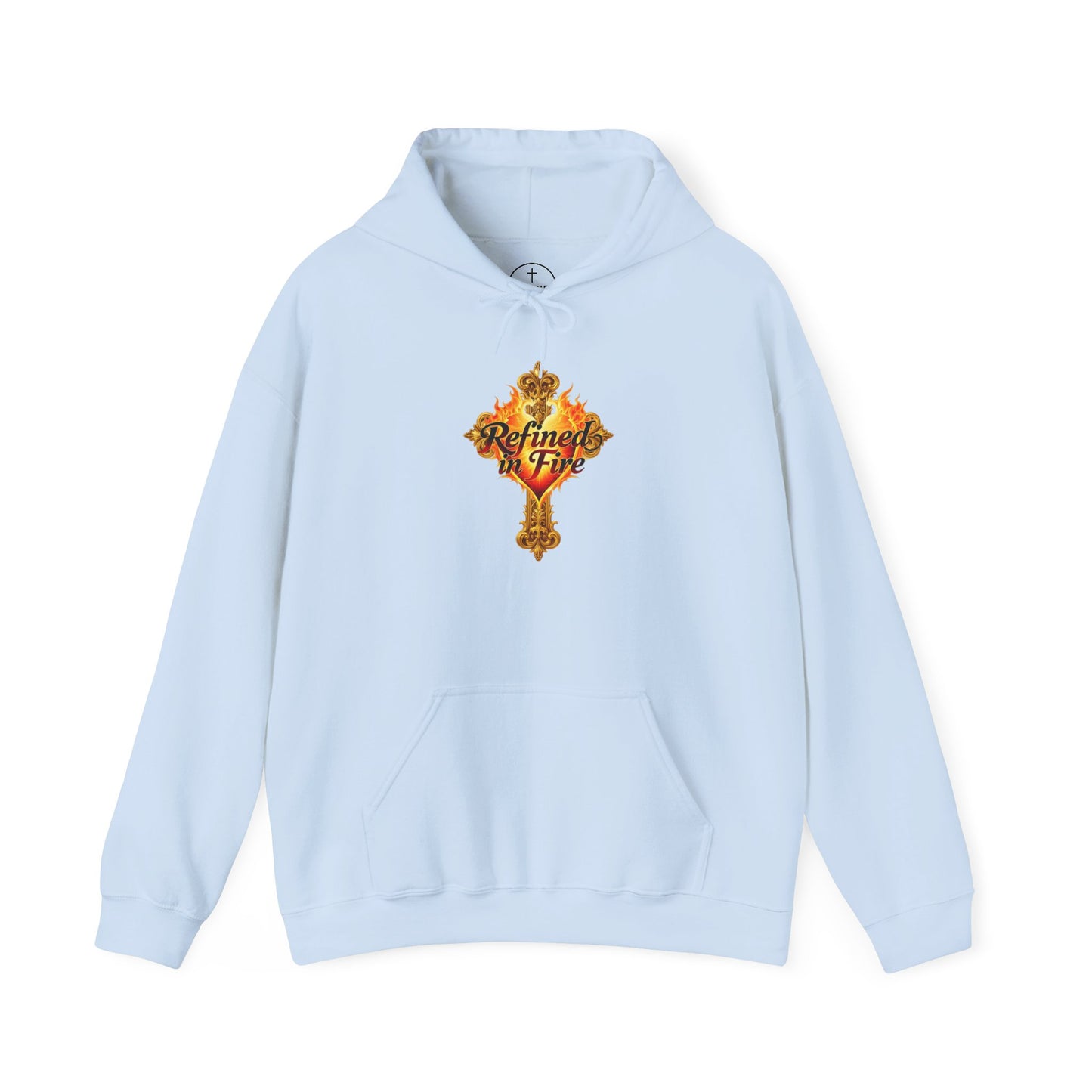 Refined by Fire - Men's Ornate Christian Hoodie