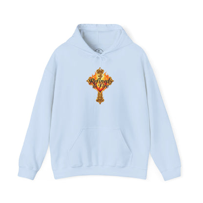 Refined by Fire - Men's Ornate Christian Hoodie