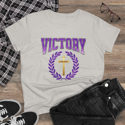 Divine Victory Women’s Tee – Victory in Every Step